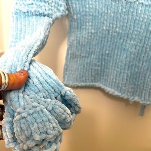 Unique, handmade, sexy sweater with hoodie: